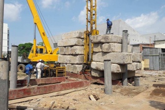 Quy trình thi công cọc đóng và những lưu ý khi thi công ép cọc